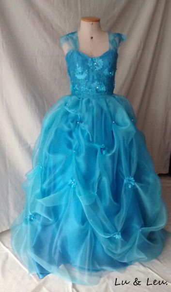 Vestido de Debutante azul